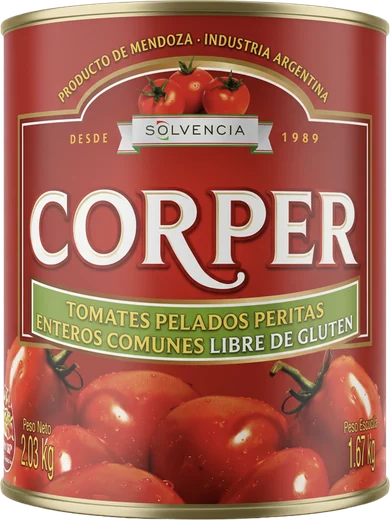 Peeled tomatoes 2.93 kg