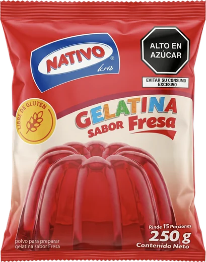 Gelatin · strawberry