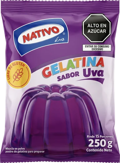 Gelatin · grape